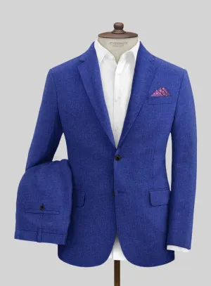 Solbiati Cobalt Blue Linen Suit