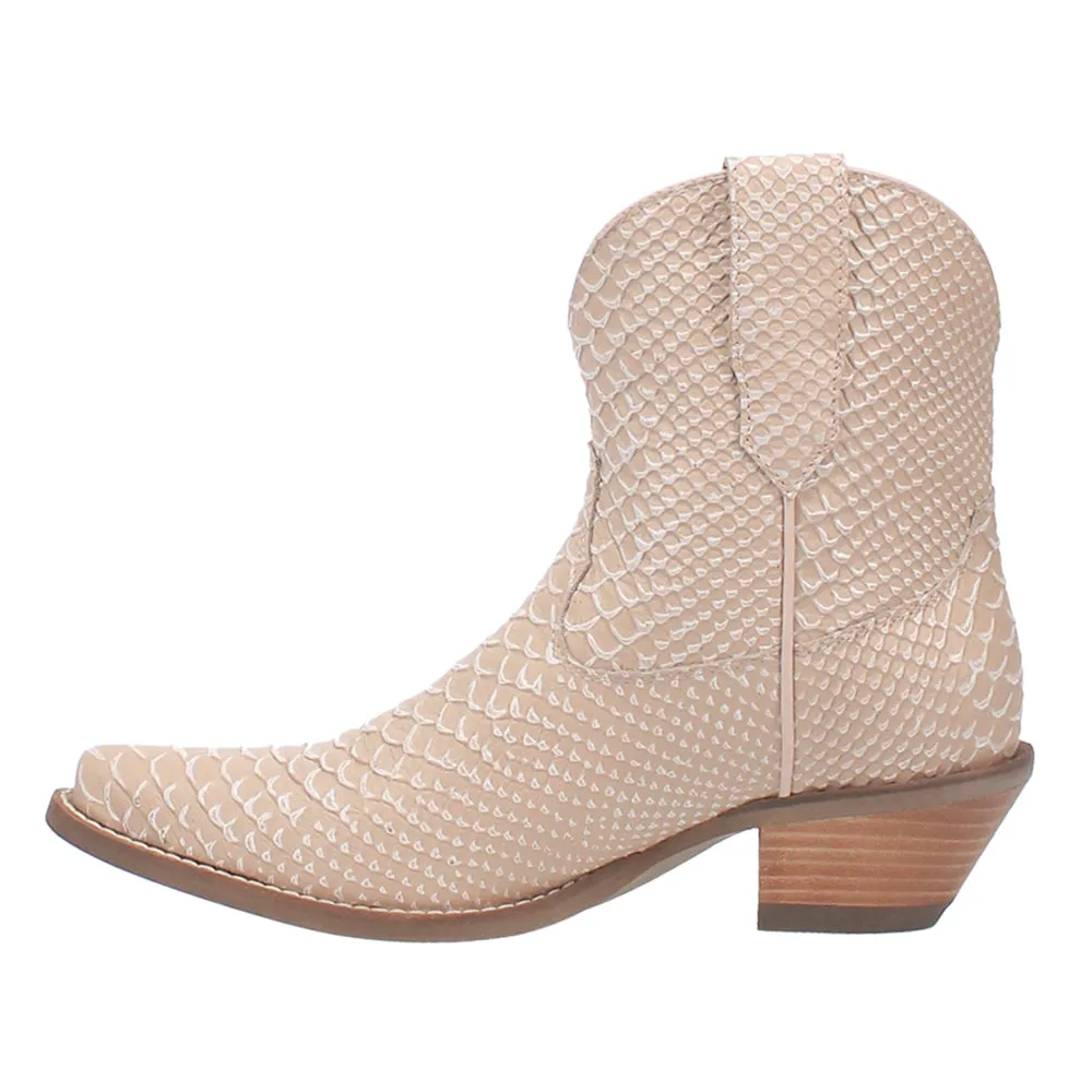 Sorta Sweet Snake Print Snip Toe Cowboy Booties