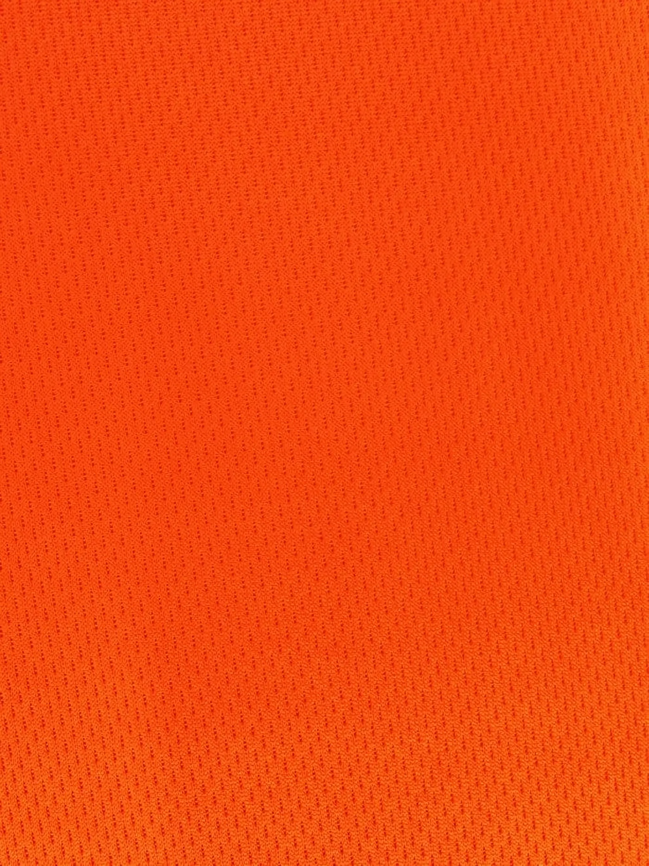 Sports Mesh Activewear Jersey Spandex Fabric / Orange / Sold By The Yard