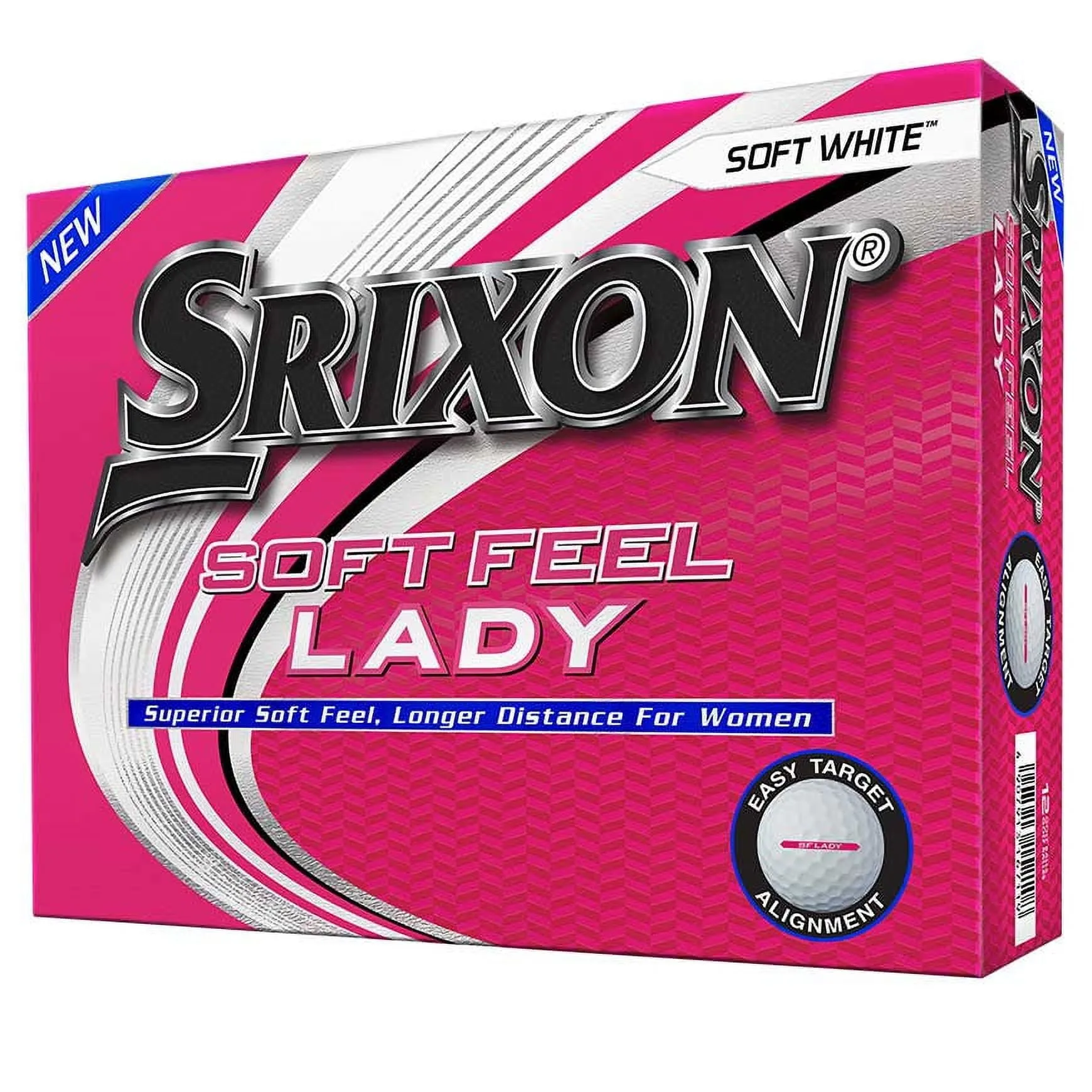 Srixon Soft Feel Lady White Dozen