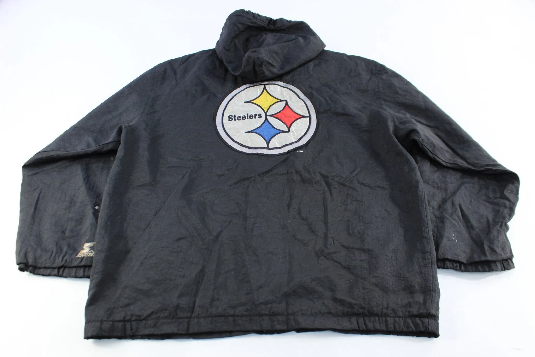 Starter Embroidered Logo Pittsburgh Steelers Zip Up Jacket