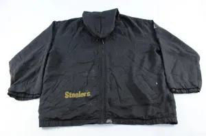 Starter Embroidered Logo Pittsburgh Steelers Zip Up Jacket