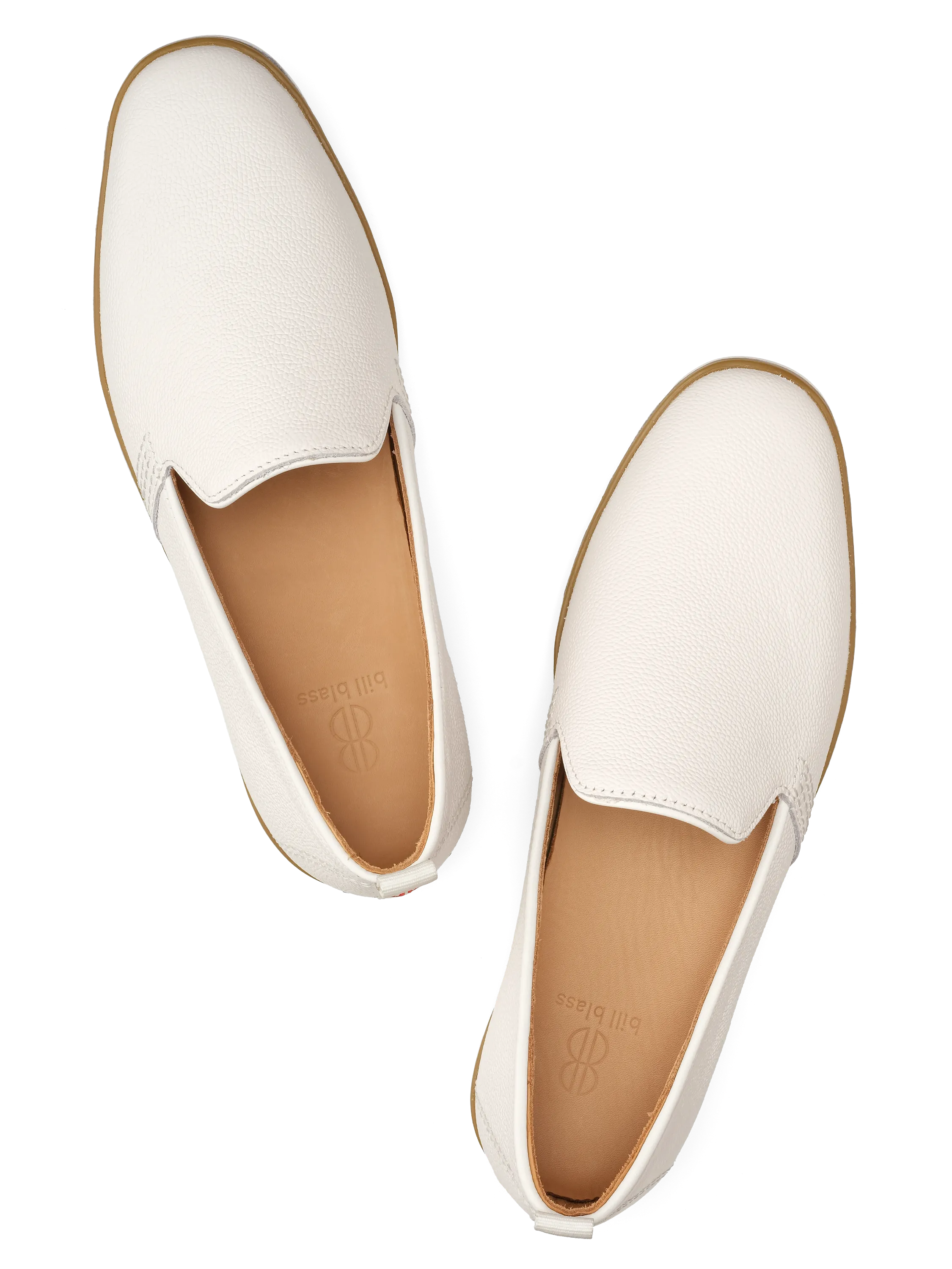 Sutton Leather Slip On - White