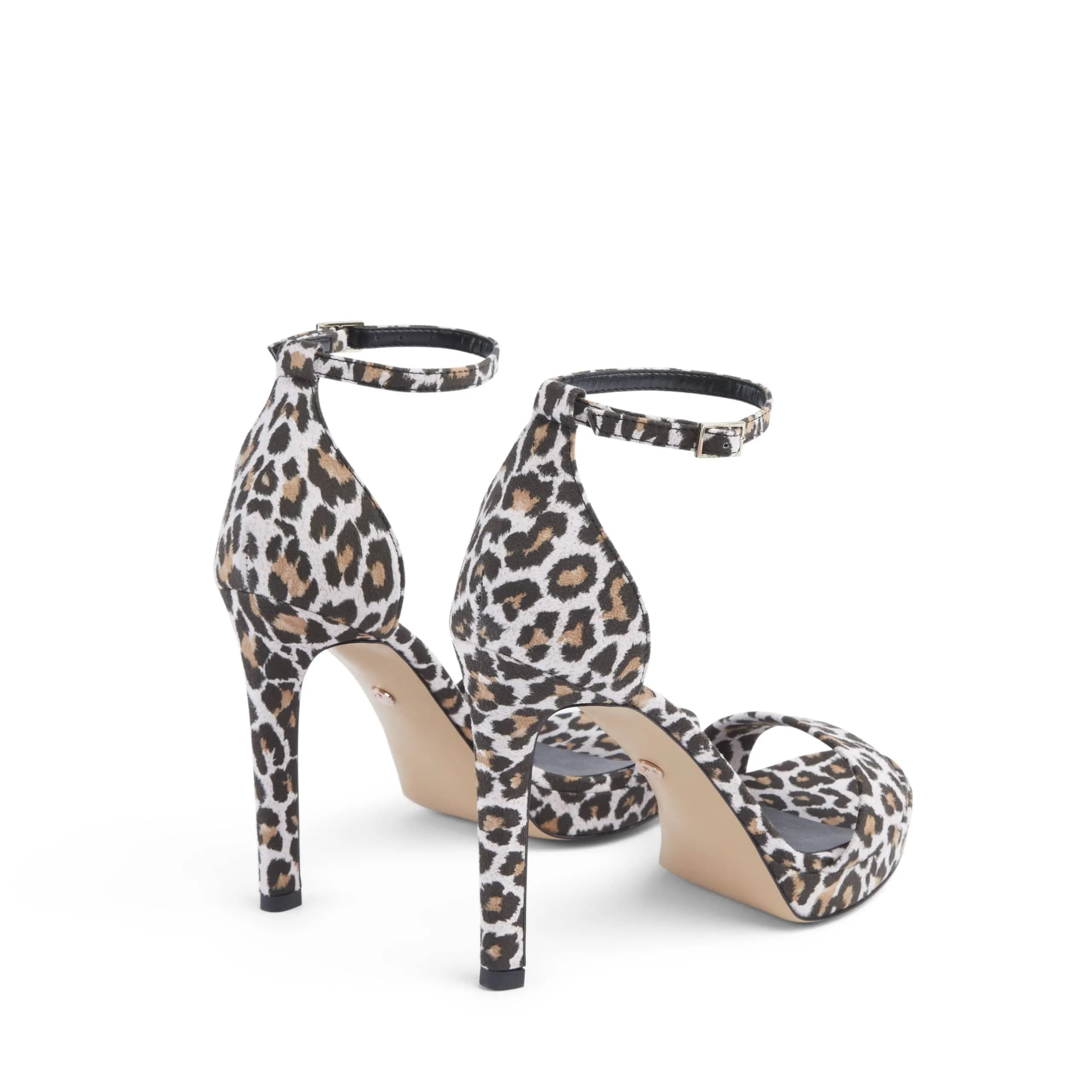 The Miami Vegan Leather Stilettos | Leopard Print