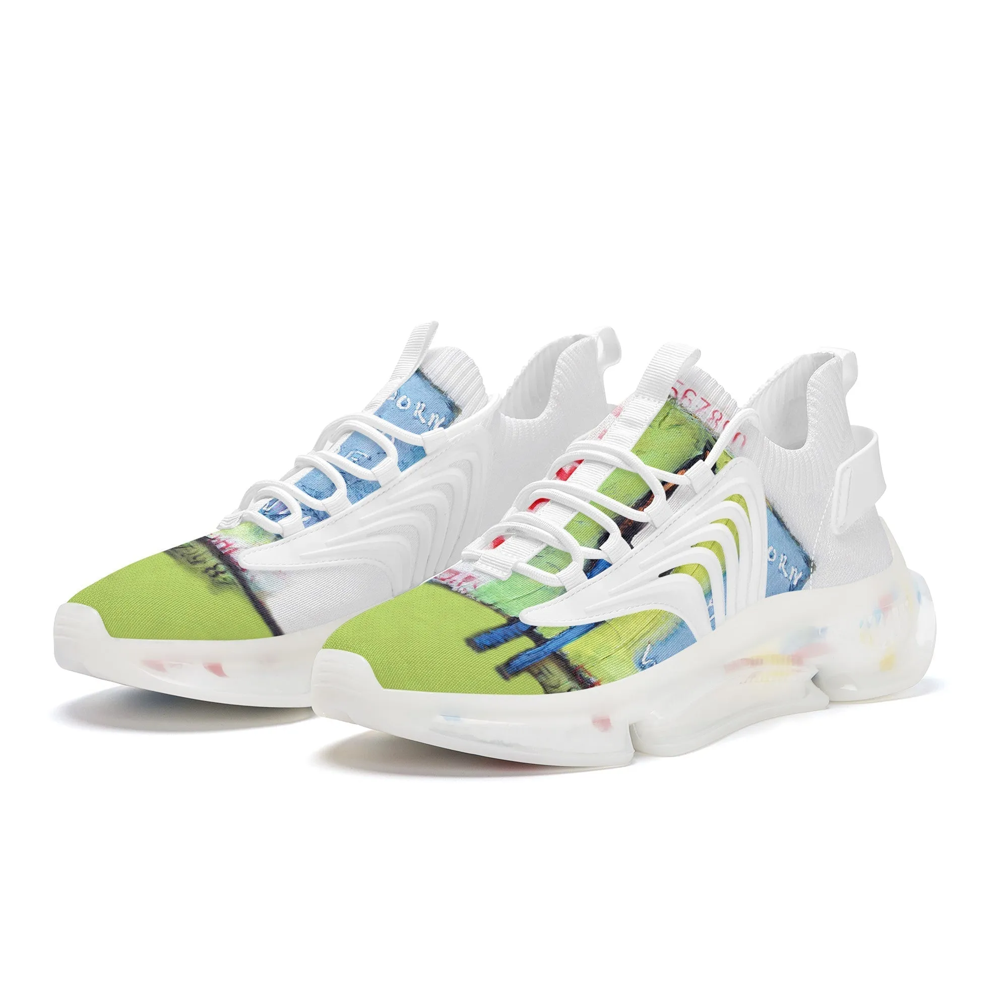 Tropical Air Max React Sneakers - White