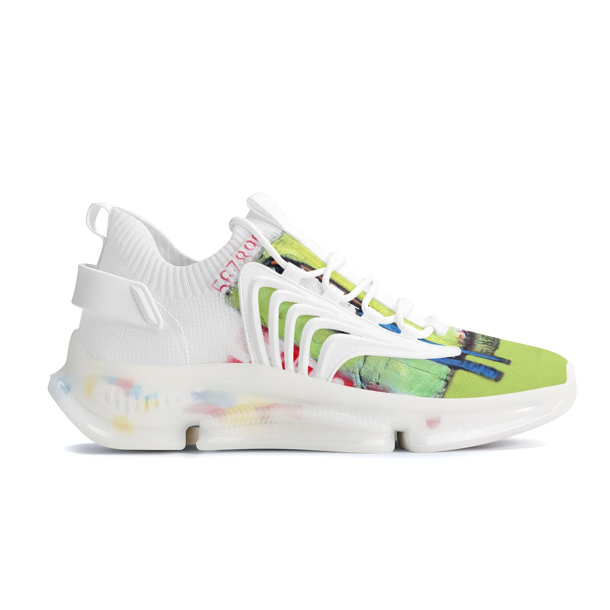 Tropical Air Max React Sneakers - White