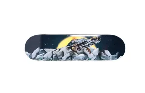 UFO Crash Skateboard Art Deck by Mad