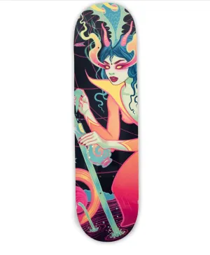 Vapor Wave Skateboard Art Deck  by Tara McPherson