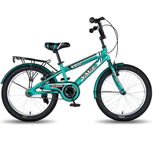 Vaux Excel Cycle for Kids 20 inch with Steel Frame, Cycle for Kids 5-8 Years Age with,V-Brakes, Alloy Rims, Cycle for Boys & Girls with Height 3ft 6inch  (Green)