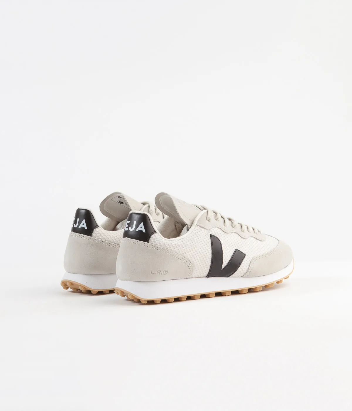 Veja Rio Branco Hexamesh Shoes - Gravel / Black