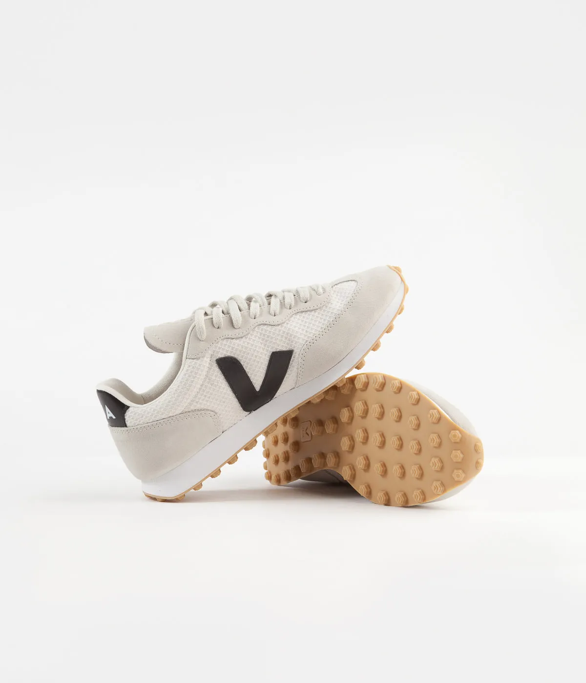 Veja Rio Branco Hexamesh Shoes - Gravel / Black