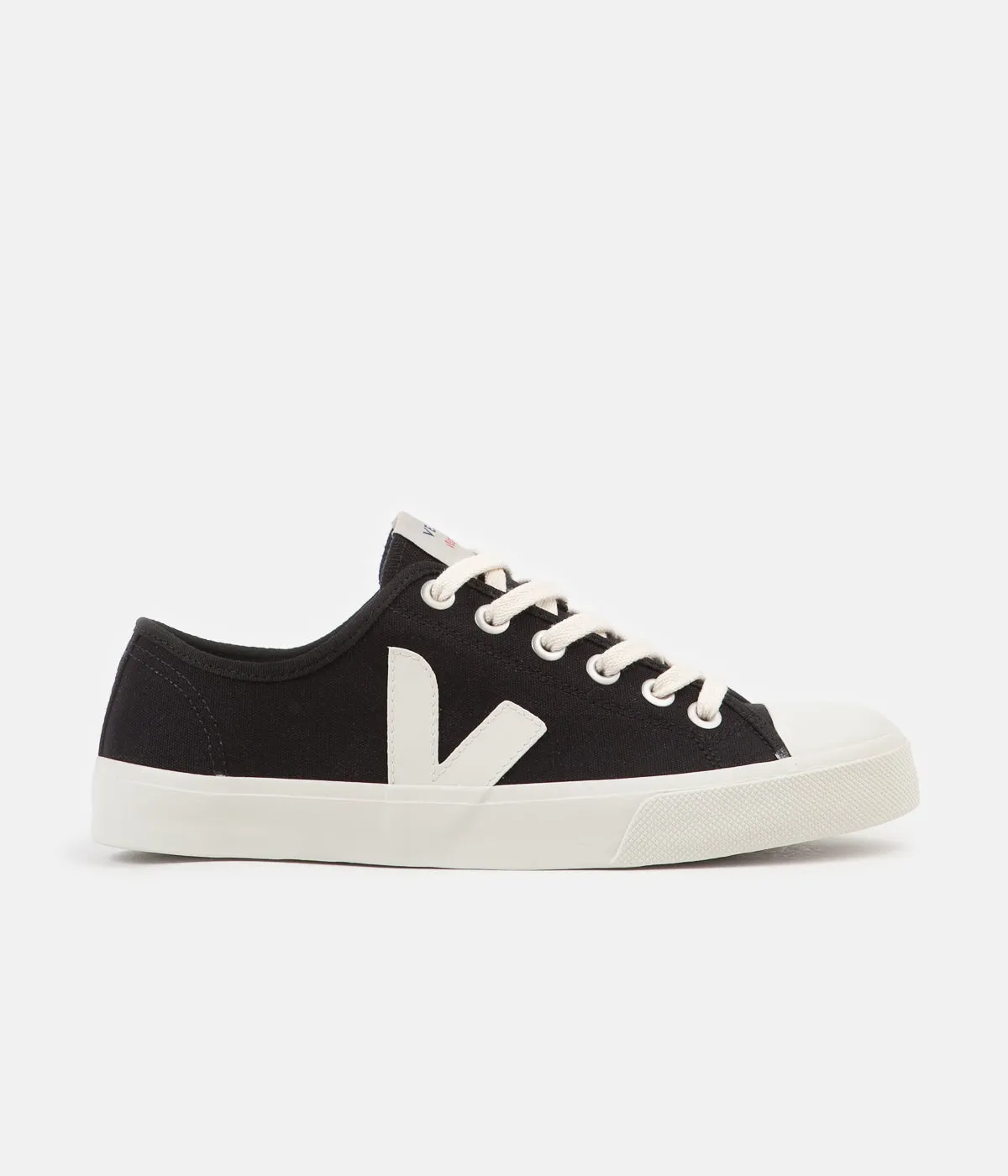 Veja Wata Canvas Shoes - Black / White