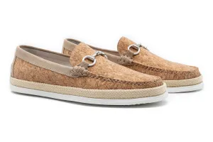 Watercolor Cork Horse Bit Loafers - Cork