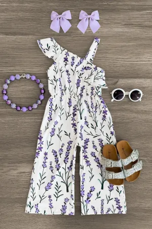 White Lavender Jumpsuit