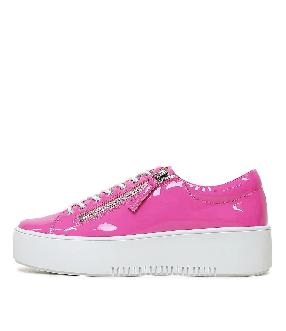 Wolfie Hot Pink Patent Leather Sneakers