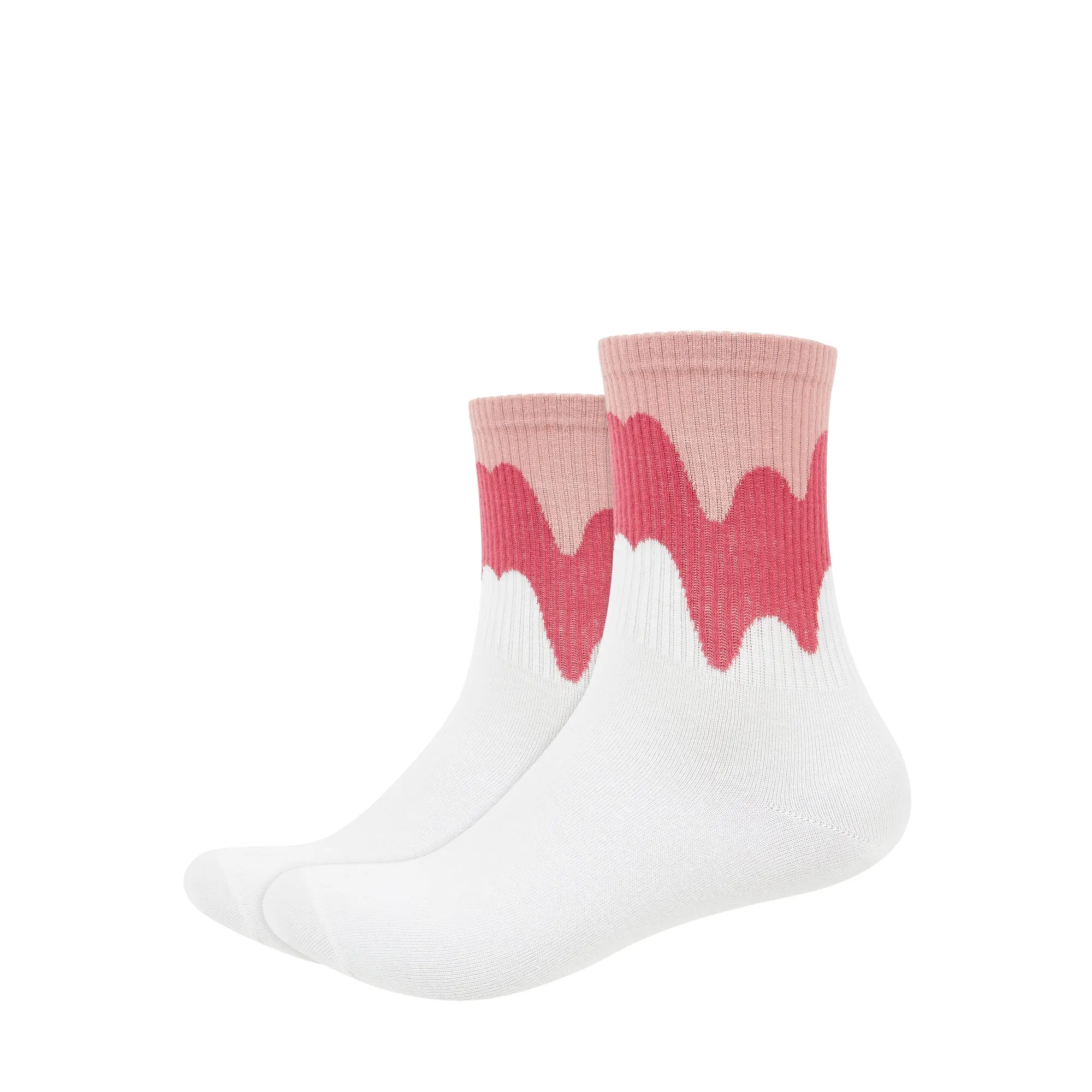 Women's Gradient Paint Quarter Length Socks