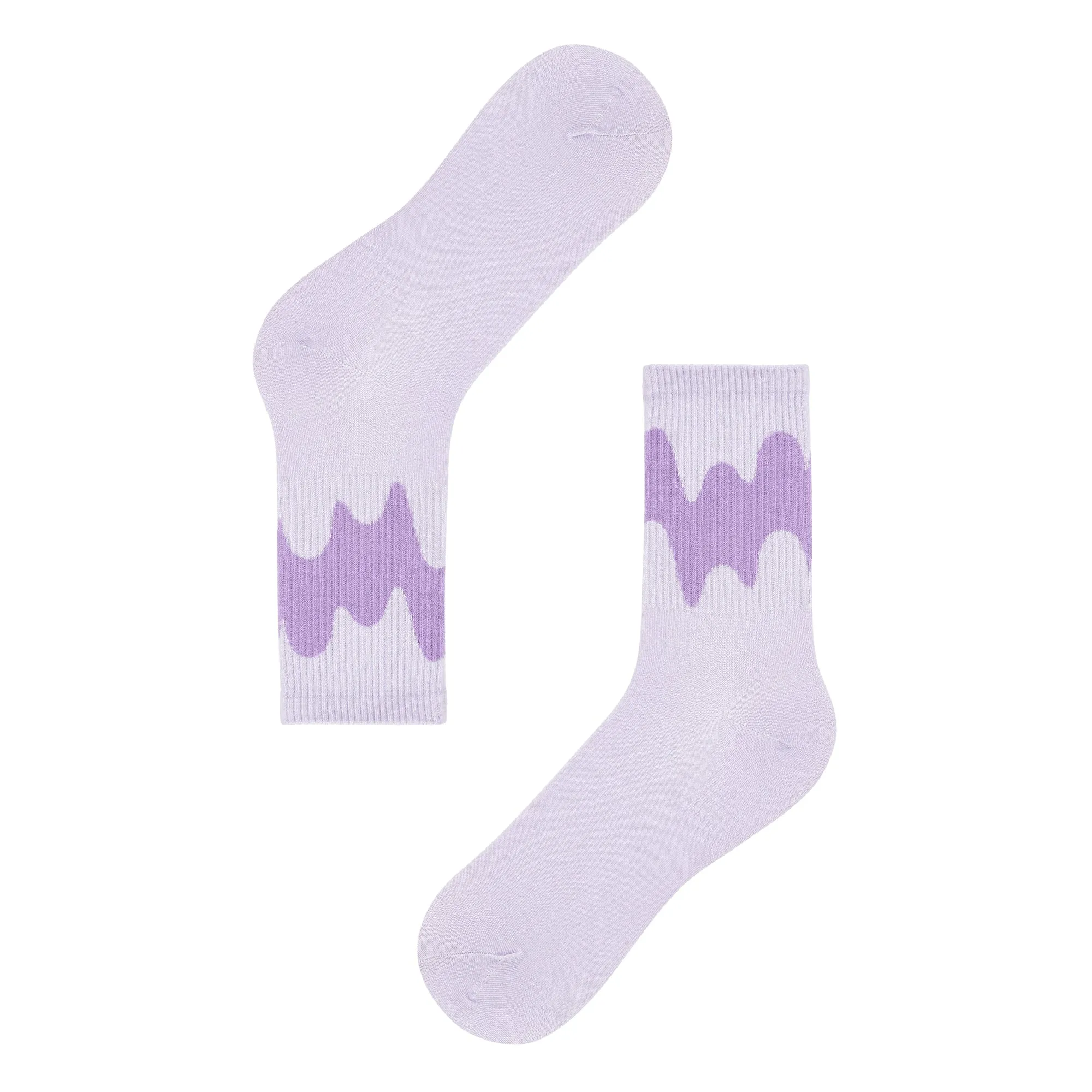 Women's Gradient Paint Quarter Length Socks