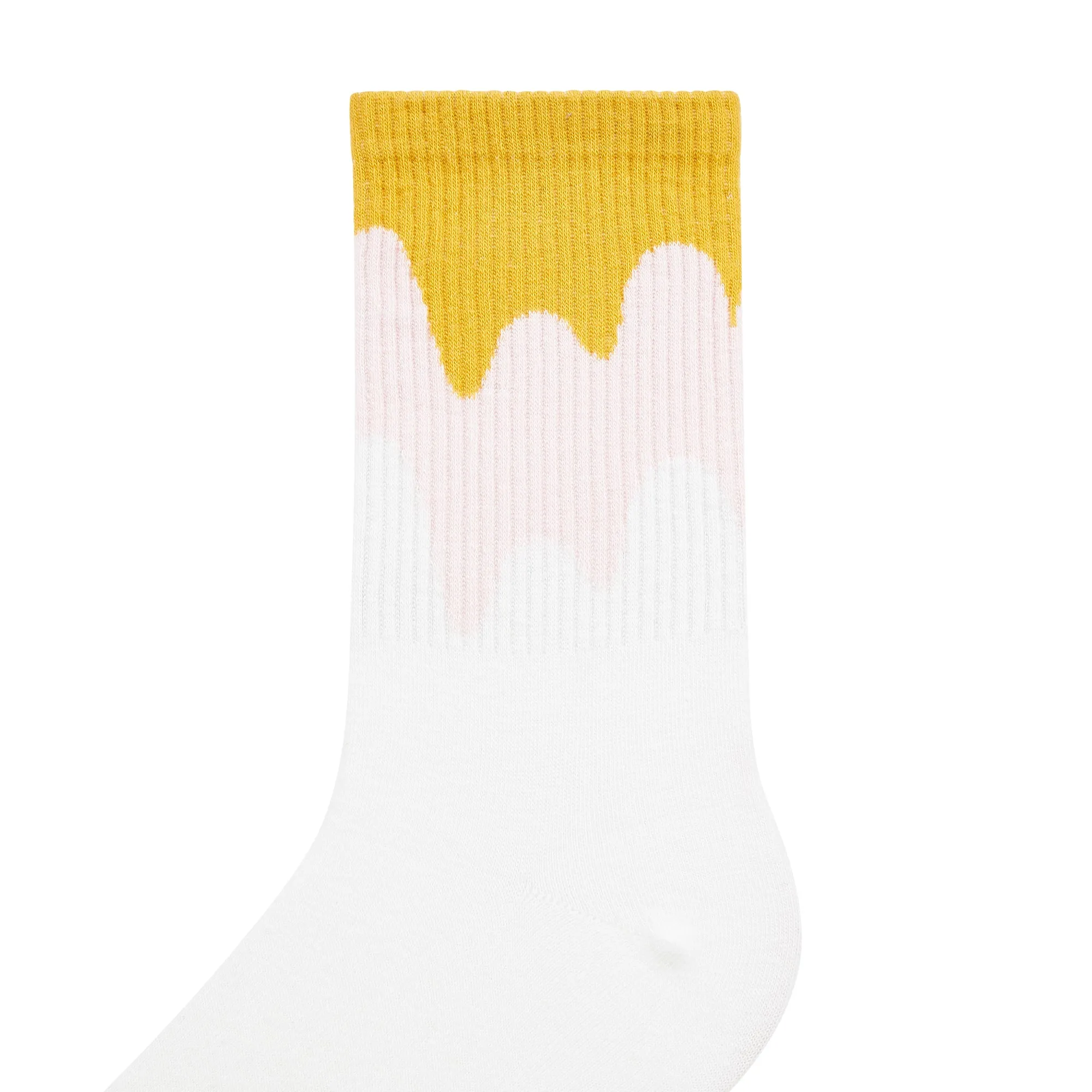 Women's Gradient Paint Quarter Length Socks