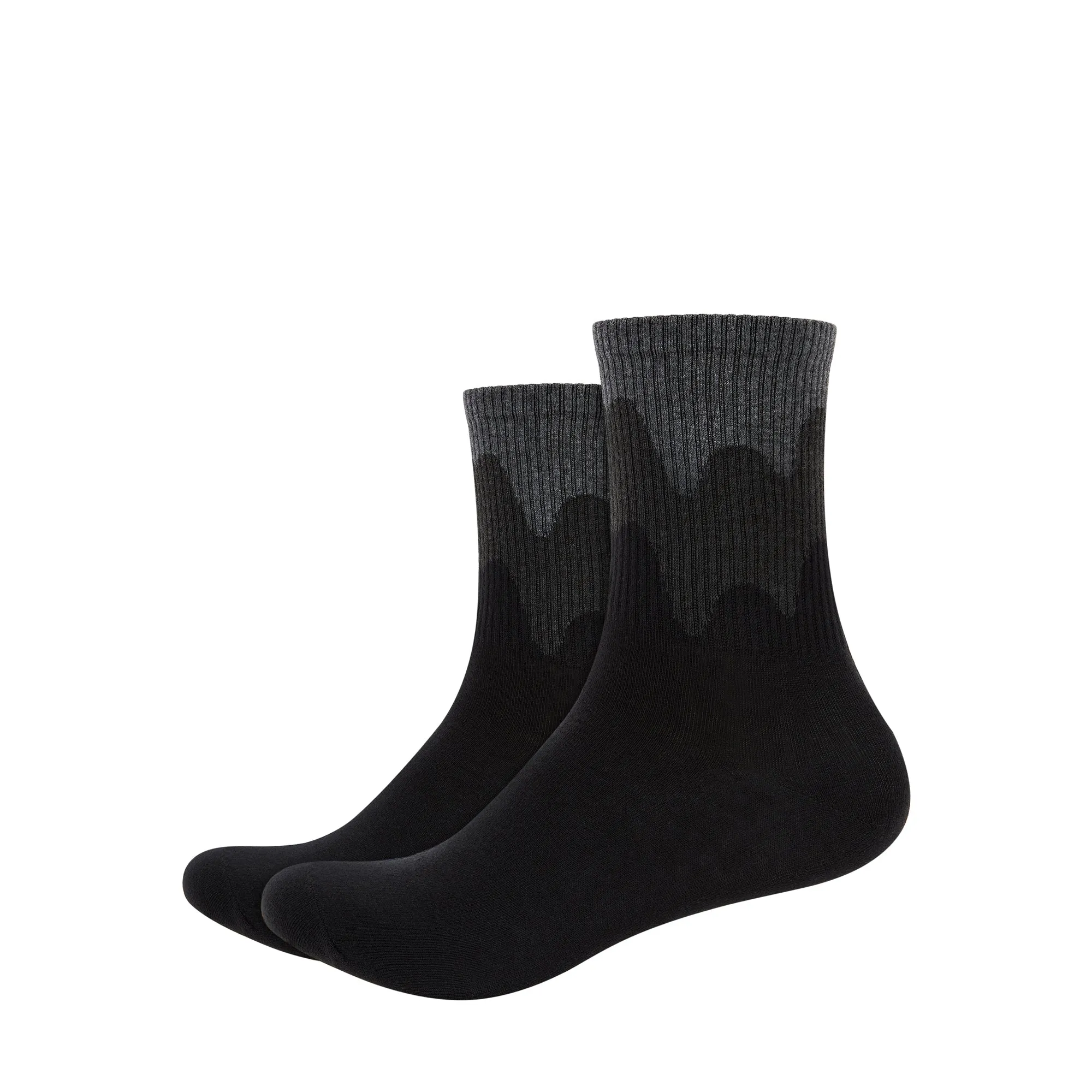 Women's Gradient Paint Quarter Length Socks