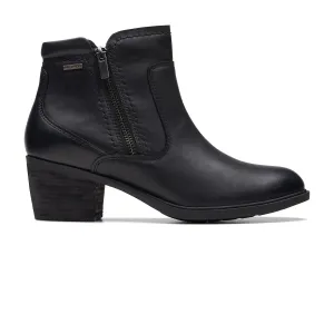 Womens - Neva Zip WP Black Leather