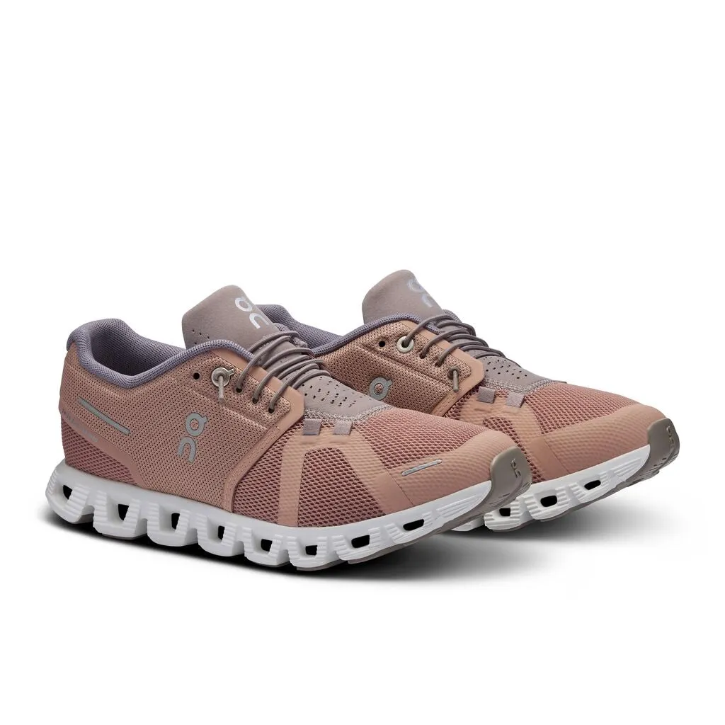 Women's On Cloud 5 Color: Rosebrown | Fog