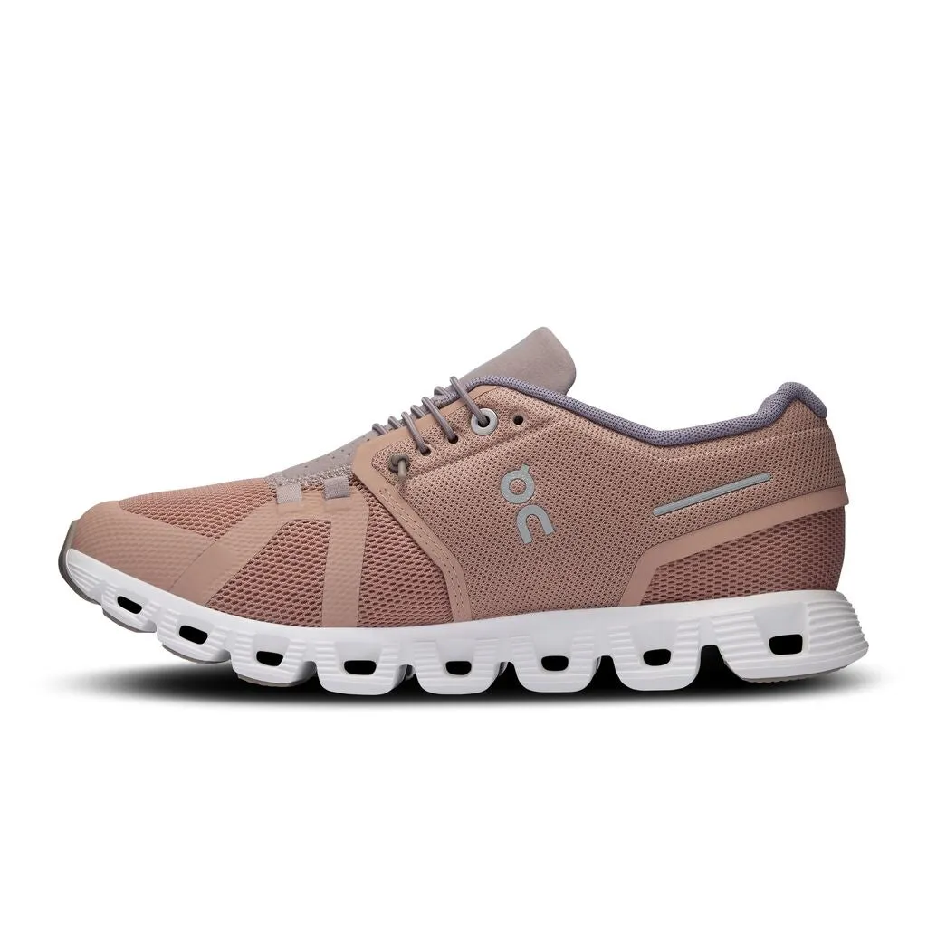 Women's On Cloud 5 Color: Rosebrown | Fog